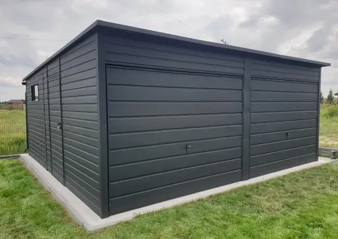 Garaż 6x5 m jednospadowy