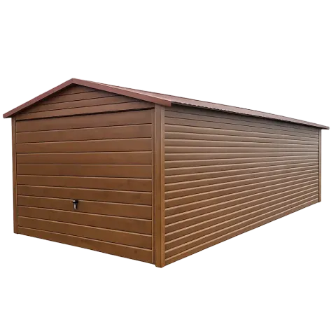 Garaż blaszany 3x5 m dwuspadowy