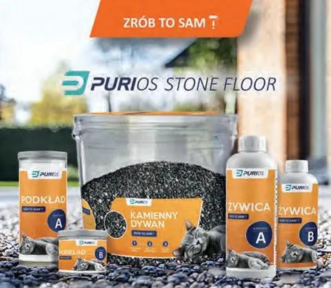 Purios Stone Floor DIY - Zrób to sam - Zestaw na 1m2