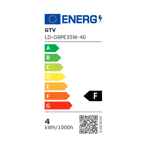 Żarówka LED, G9, 3,5W, 350lm, 4000K, AC220-240V, 360°