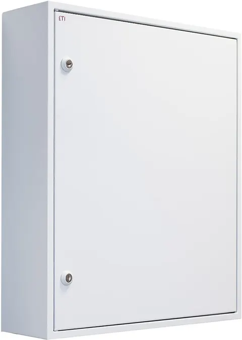 Obudowa natynkowa stalowa pusta 7x24M wymiary: 550x1100x160mm, IP41 IK10 kl.I, szara RAL7035, ETIBOX 4XN160 2-7; 001101404, ETI POLAM