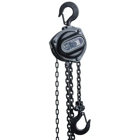 Wciągarka łańcuchowa ręczna estradowa DELTA BLACK 250 kg