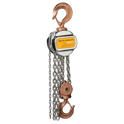 Wciągarka ręczna łańcuchowa iskroodporna DELTA SPARKLESS Strefa ATEX 1 - 3T