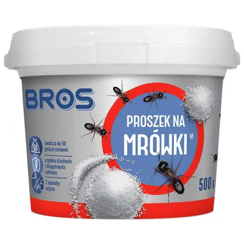 BROS Proszek na mrówki, 500 g pakiet 12 szt