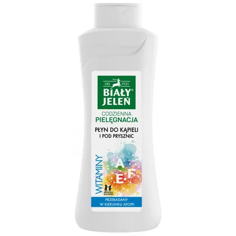 BIAŁY JELEŃ Płyn do kąpieli pod prysznic WITAMINY AEF, 750 ml