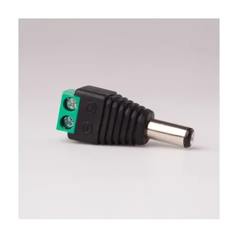 Wtyk DC 2.1/5.5 z szybkozłączem do taśm LED mono