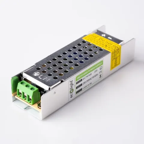 Zasilacz LED 36W 12V 3A IP20 SLIM 100x30x21; EC79768, ECO LIGHT