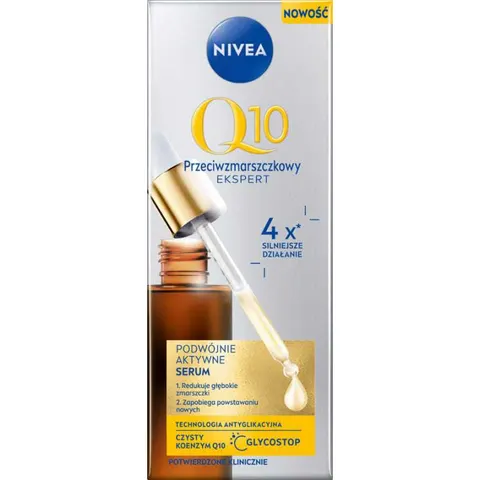 Nivea Q10 Przeciwzmarszczkowy Ekspert podwójnie aktywne serum do twarzy 30ml