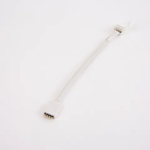 Złączka LED RGB 10mm 4 piny / zatrzask