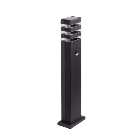 Słupek ogrodowy SO-60P 1xGU10 PIR IP44 CZARNY