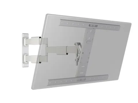 MB 6191 - Uchwyt do TV 37-55", max. 30kg. Ramię dł. 65cm. Biały