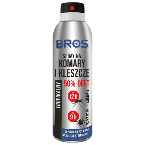 Bros - spray na komary, kleszcze 50% deet 90 ml