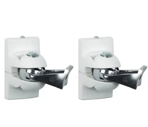 B-Tech BT332-WH (2 sztuki) - Uniwersalne uchwyty do głośników, max. 5 kg