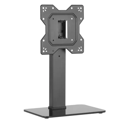 LCD 323S - Stojak do TV 23-43". Szklana podstawa. Wysokość 75 cm. Techly.it