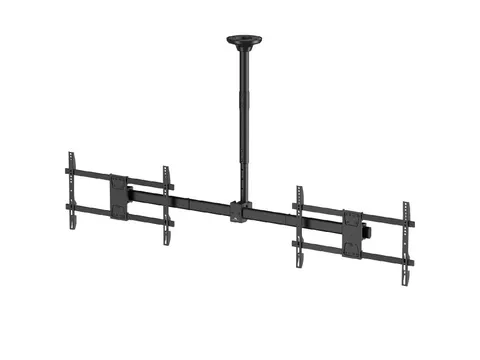 MAC 111B - Uchwyt sufitowy do dwóch TV 34-60". Regulacja dł. 46-90 cm