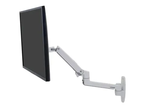 LX White - Uchwyt ścienny do monitora 19-34". Ramię dł. 65 cm. Ergotron EOL