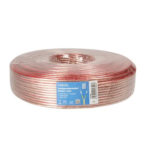 CA1085 - Kabel głośnikowy 2x2,5 mm², długość 50 m. LogiLink