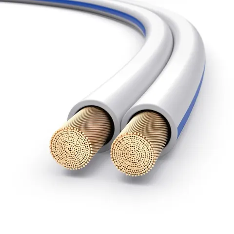 PureLink SP011 - Kabel głośnikowy OFC, 2x2.5 mm², biały, 10m