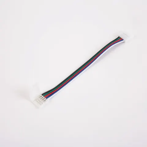 Złączka LED RGBW 12mm dwustronna z przewodem