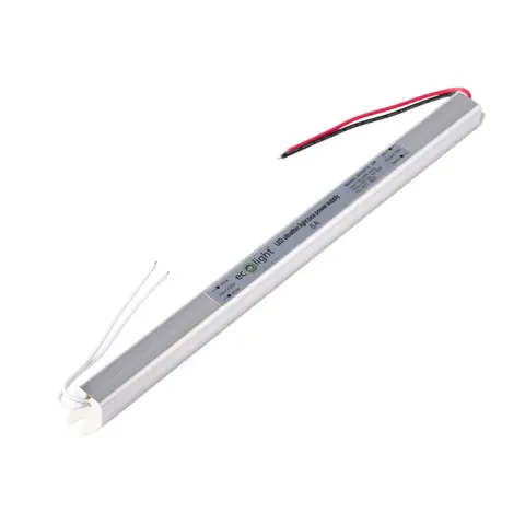 Zasilacz meblowy SLIM 60W 12V 5A IP20 310x18x18mm
