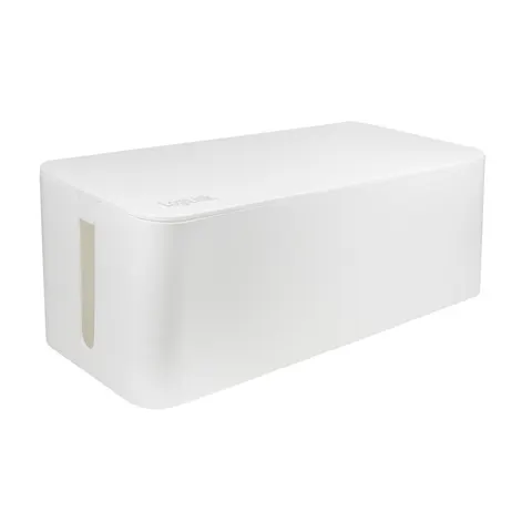KAB63 - Pojemnik na kable i rozgałęziacz. Biały 40x16 cm. LogiLink