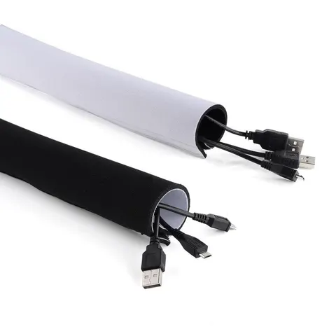 MAC 672 - Osłona na kable z rzepem, dł. 200 cm. Dwustronna