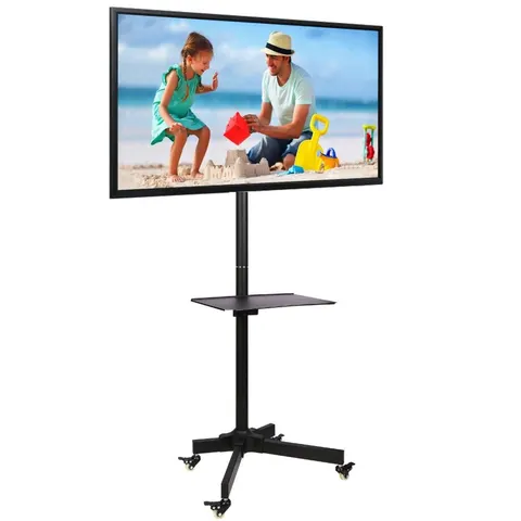 TR21 - Stojak mobilny do TV 23-55". Wysokość 148 cm. Techly.it
