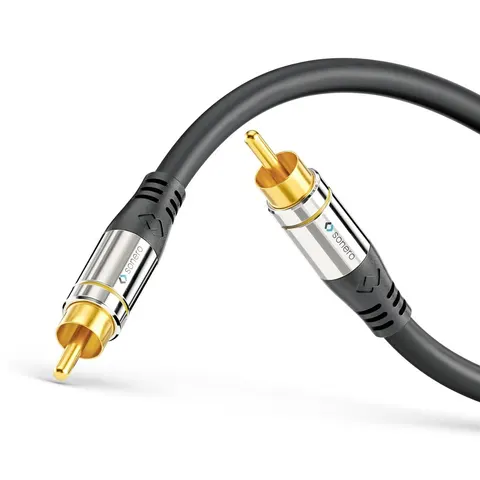 AC800 - Cyfrowy kabel koncentryczny S/PDIF Coaxial Audio, dł. 2 m. Sonero Premium