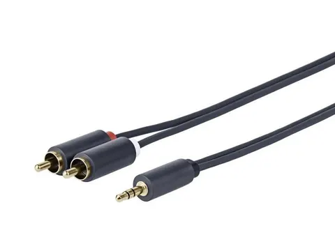 Vivolink - Kabel Audio mini Jack 3,5mm na 2xRCA, OFC, długości 2 m