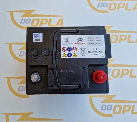 oryginalny akumulator 12v 50ah Opel, Peugeot, Citroen
