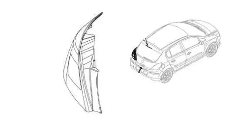 Lampa tylna prawa Opel Corsa D 5 drzwiowa