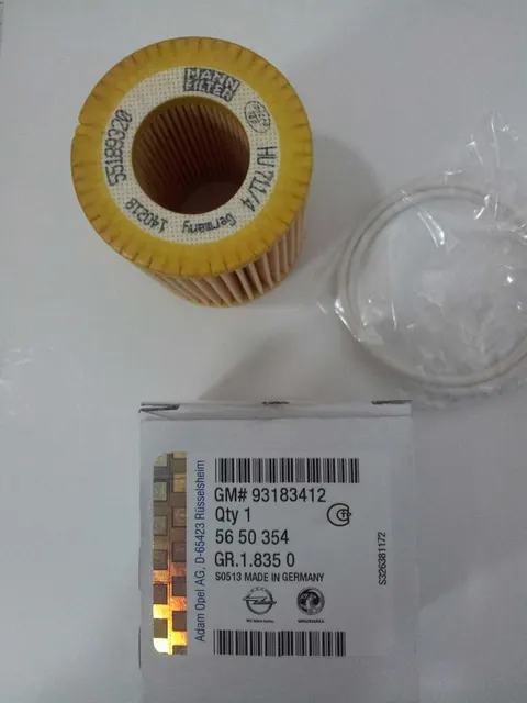 Filtr oleju Opel 1,9 diesel