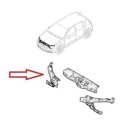 Okular prawy Opel Astra H