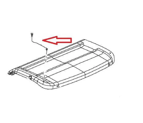 Taśma tylnej półki Opel Astra J