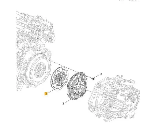 Docisk sprzęgła Astra Iv Meriva b 1.4 turbo