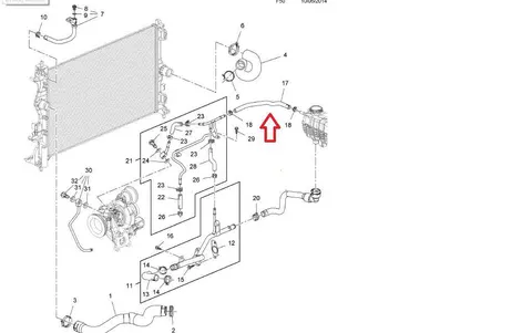 Przewód odpowietrzający Opel Corsa E, Adam