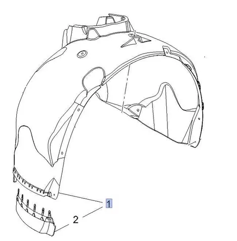 nadkole przednie prawe Insignia B