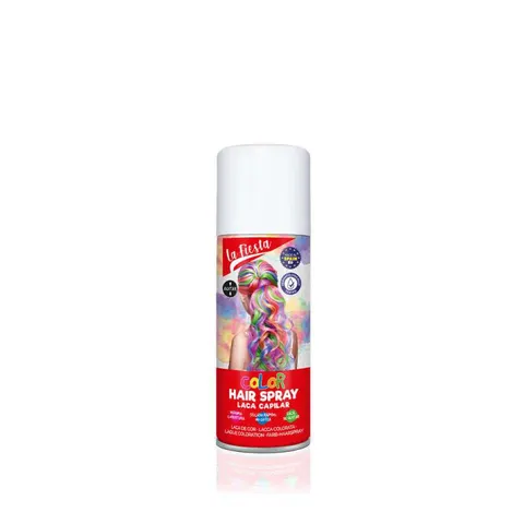 LA FIESTA Koloryzujący lakier do włosów BIAŁY, 125 ml