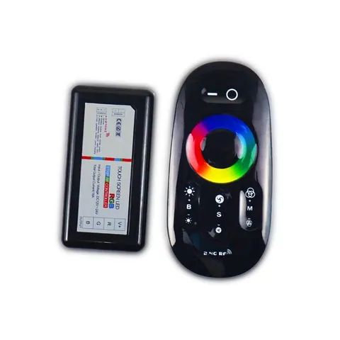 Sterownik RGB dotykowy 18A 216W RF CZARNY; EC20351, ECO LIGHT