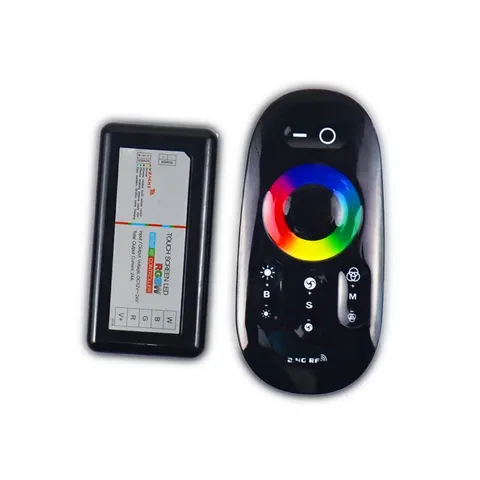 Sterownik RGBW dotykowy 24A 288W RF CZARNY; EC20352, ECO LIGHT