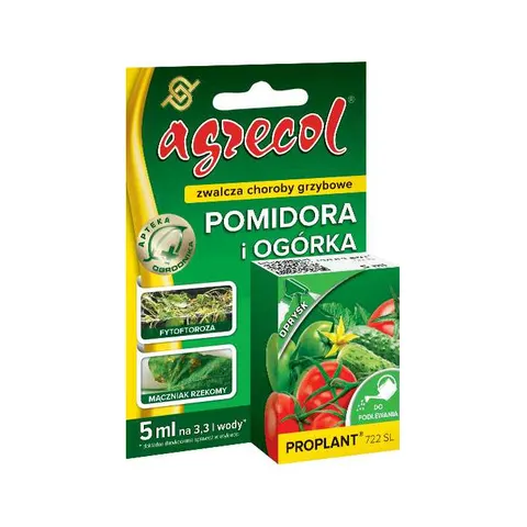 AGRECOL PROPLANT 722 SL Preparat na choroby grzybowe pomidora i ogórka, 5 ml