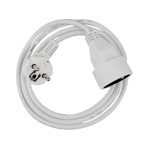 Przedłużacz 1 gniazdo 1.5m z/u 3x1.0mm2 BIAŁY
