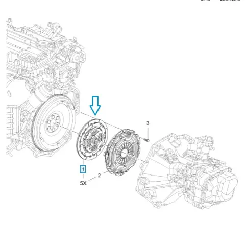 Tarcza sprzęgła Astra J 1.4