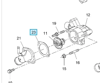 Uszczelka termostatu Astra J 1.7