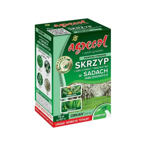 AGRECOL ORKAN 350 SL Preparat zwalczający skrzyp i inne chwasty wieloletnie w sadach owocowych, 75 ml