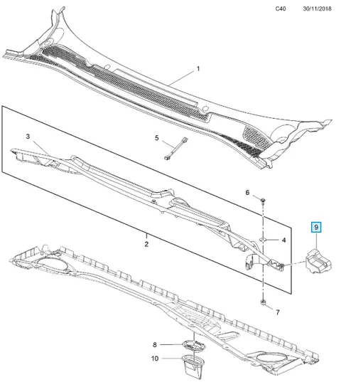 Izolacja podszybia Mokka X