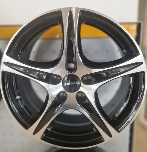 felga aluminiowa Ronal 17" Baic 3 czarno-srebrna