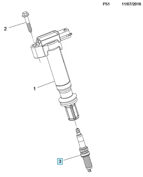 Świeca zapłonowa Crossland X 1.2