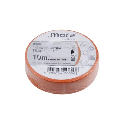 Taśma izolacyjna 15mm x 0,13mm BRĄZOWA 10m 1szt.
