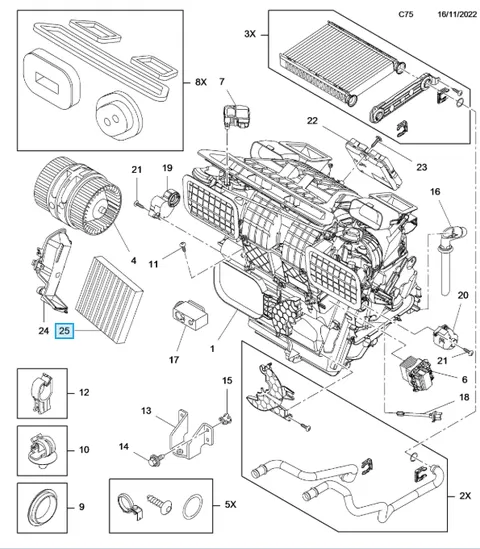 Filtr kabinowy Vivaro B